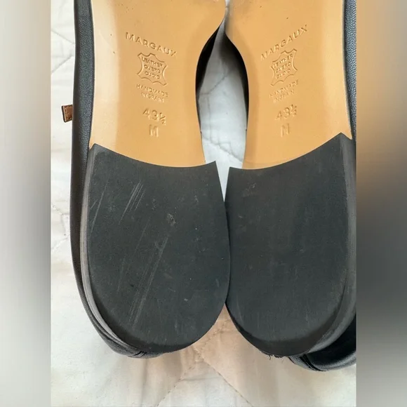 Margaux The Demi Mary Jane Flat in Black Napa Leather size 43.5 - Picture 8 of 11